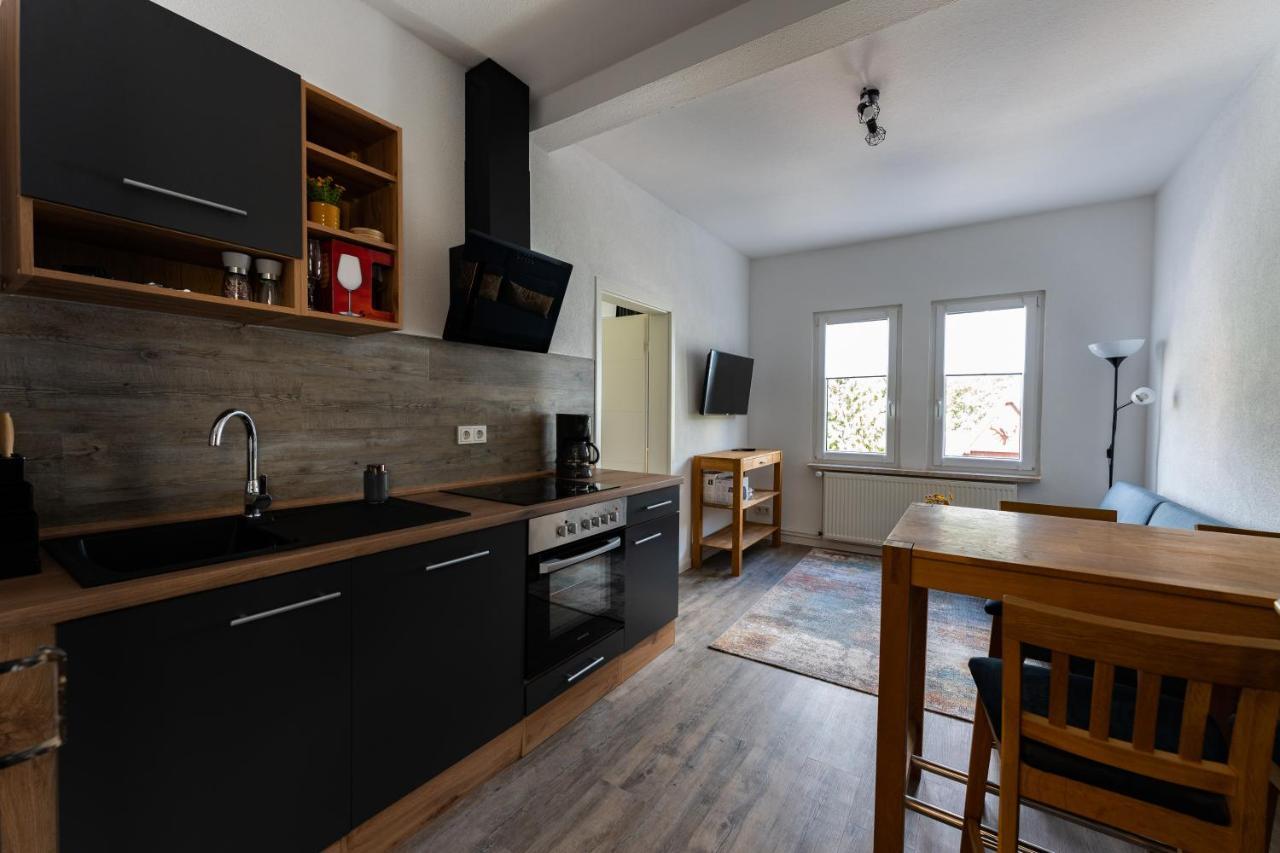 Ferienwohnung Am Steinbach 1 Thale Dış mekan fotoğraf