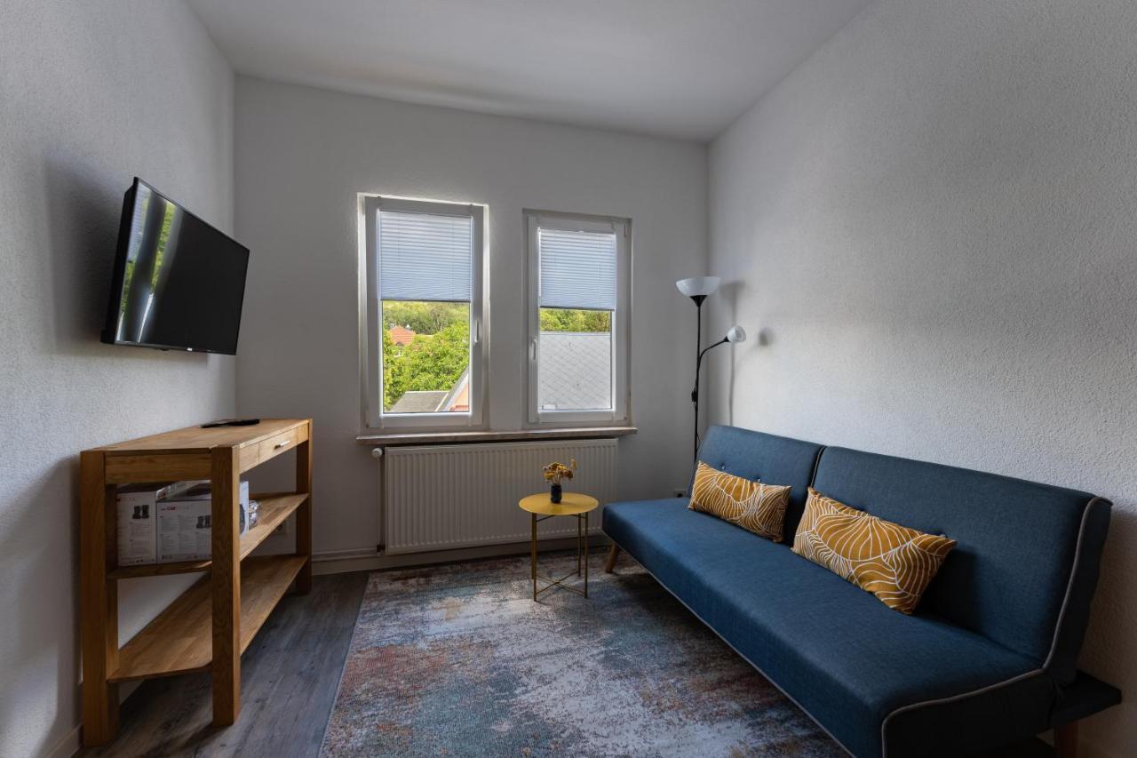 Ferienwohnung Am Steinbach 1 Thale Dış mekan fotoğraf